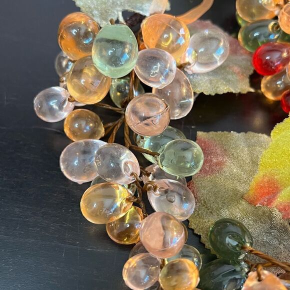 Vintage 1960’s acrylic lucite grape clusters set of 4 - Picture 13 of 16